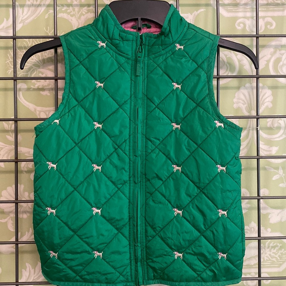 Gymboree green puffer vest
